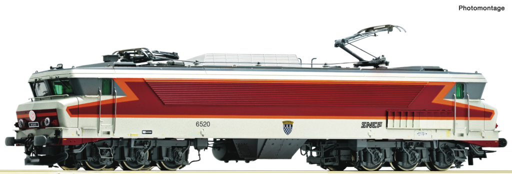 ROCO 78617 Elektrolokomotive CC 6520 SNCF Spur H0