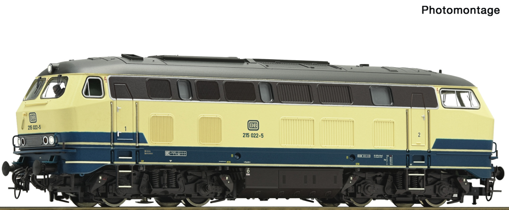 ROCO 78761 Diesellokomotive BR 215 DB Spur H0