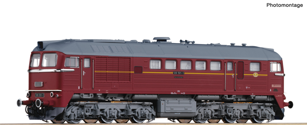 ROCO 79791 Diesellokomotive BR 120 DR Spur H0