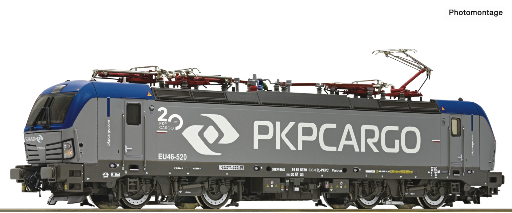 ROCO 79800 Elektrolokomotive EU46-520 PKP Cargo Spur H0