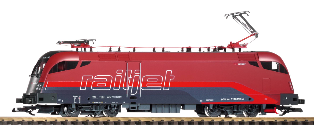 PIKO 37400 Elektrolok/Sound BR 1116 Railjet ÖBB VI  Spur G / Spur II