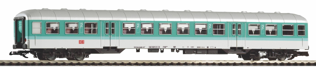PIKO 37632 Personenwagen n-wagen mintgrün 2. Kl. DB AG V Spur G / Spur II