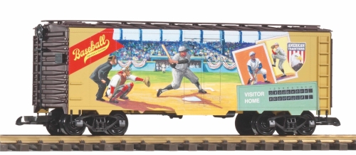 PIKO 38923 Güterwagen Amerikanische Traditionen Baseball Spur G / Spur II