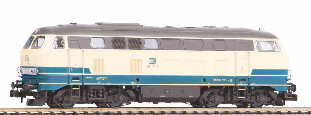 PIKO 40522 Diesellok BR 216 blaubeige DB IV + DSS Next18 Spur N