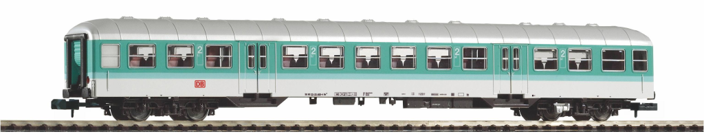 PIKO 40646 Personenwagen Silberling mintgrün 2. Kl. DB AG V Spur N