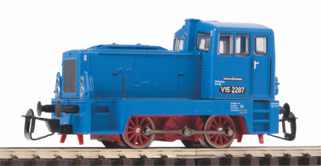 PIKO 47308 Diesellok V 15 blau DR III + DSS PluX16 Spur TT