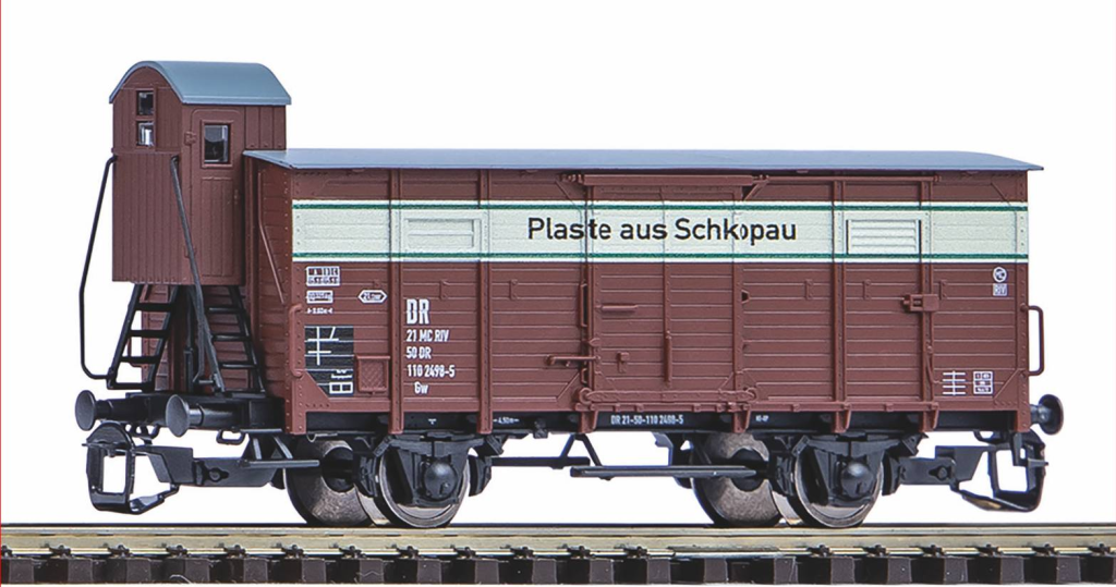 PIKO 47762 Gedeckter Güterwagen G02 Plaste DR IV m. Bhs. Spur TT