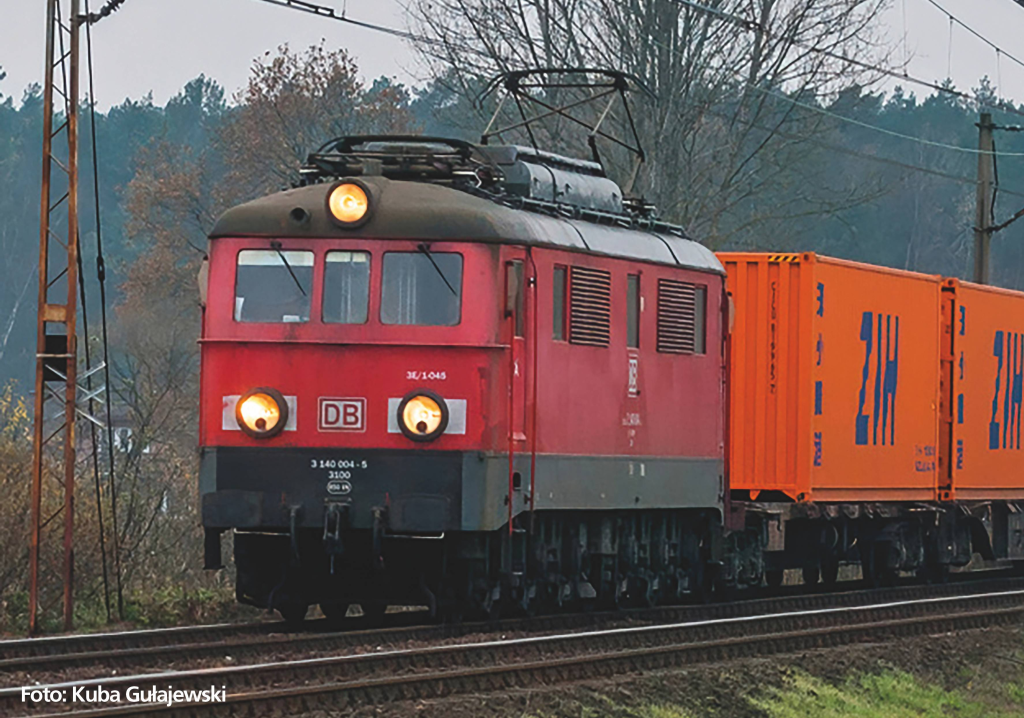 PIKO 51609 E-Lok/Sound ET21 DB Cargo Polska VI + PluX22 Decoder Spur H0