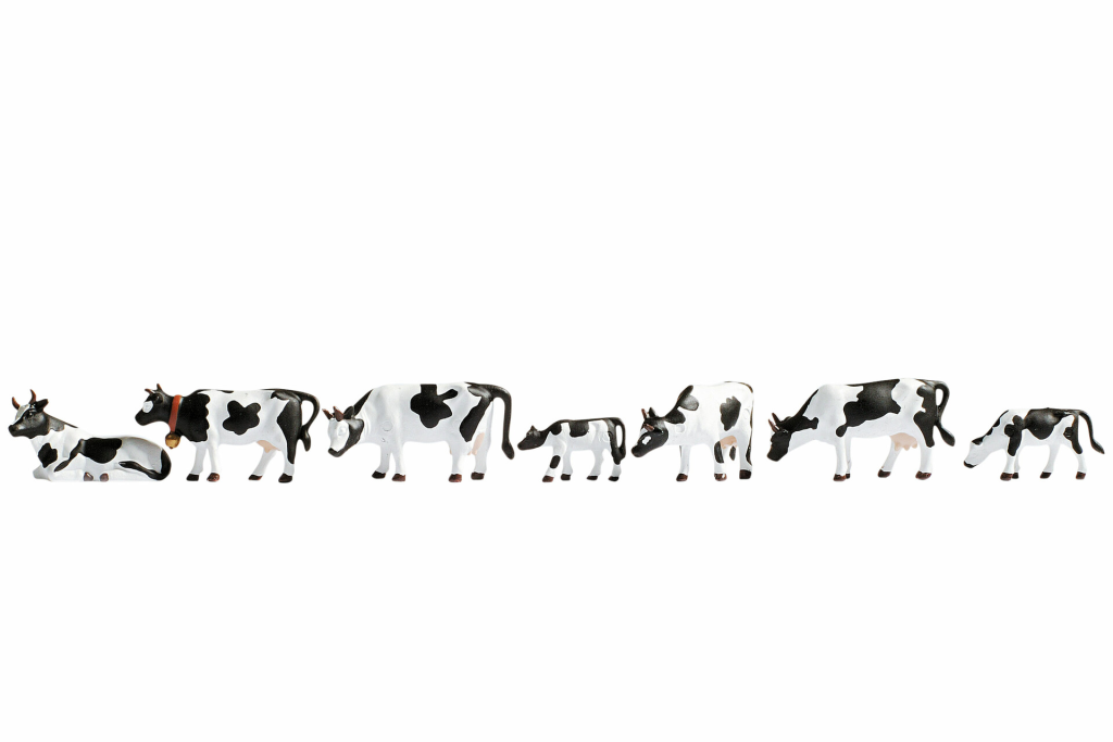 NOCH 15721 Kühe, schwarz-weiß H0