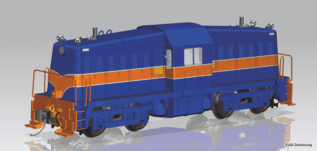 PIKO 52468 Diesellokomotive MMID 65-Ton Diesel 102 + DSS PluX22 Spur H0
