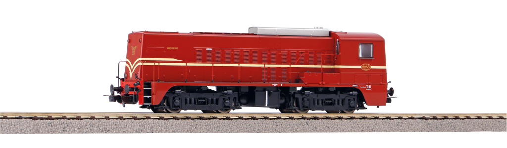 PIKO 52693 Wechselstrom Diesellok Rh 2200 NS rotbraun III + PluX22 Decoder Spur H0