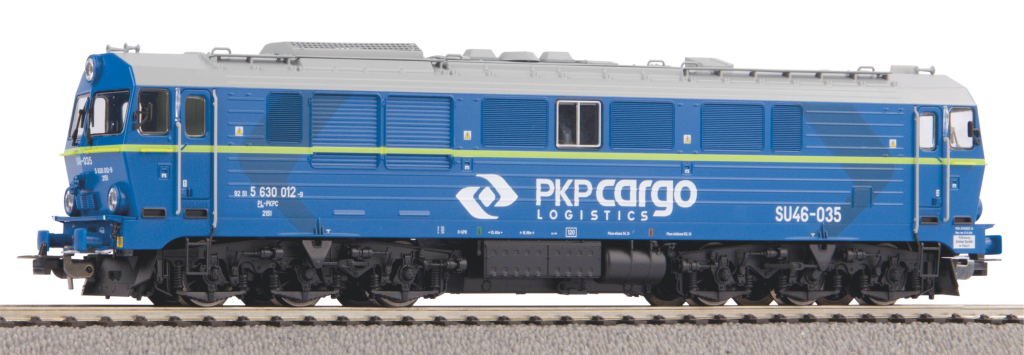PIKO 52869 Diesellok/Sound SU46 PKP Cargo VI + PluX22 Decoder Spur H0