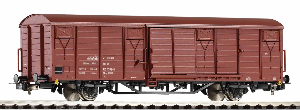 PIKO 54092 Gedeckter Güterwagen Gbs DR IV Spur H0