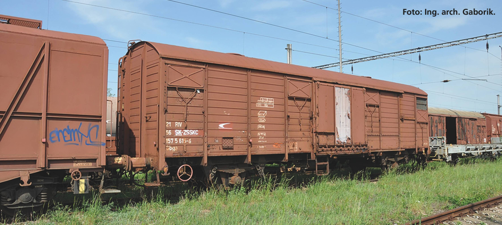 PIKO 54496 Gedeckter Güterwagen Ztt ŽSR V Spur H0