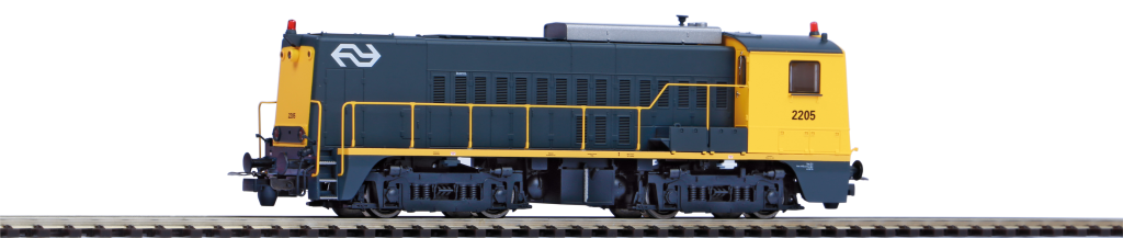 PIKO 55902 XP-Diesellok Rh 2200 NS gelb-grau IV + PluX22 Decoder Spur H0