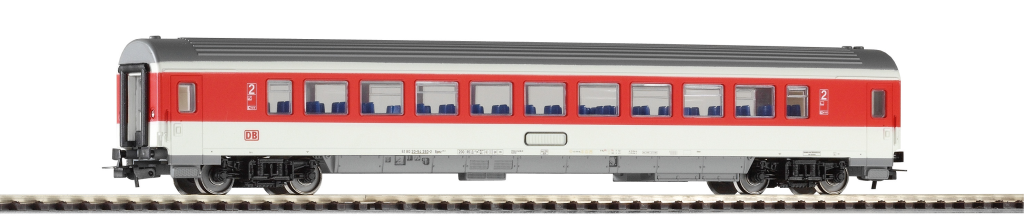 PIKO 57609 Personenwagen 2.Kl. IC + rotes Fensterband Spur H0