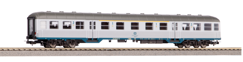 PIKO 57654 Personenwagen 2.Kl. Silberling  Bnb 719 DB IV   beige-blau Spur H0