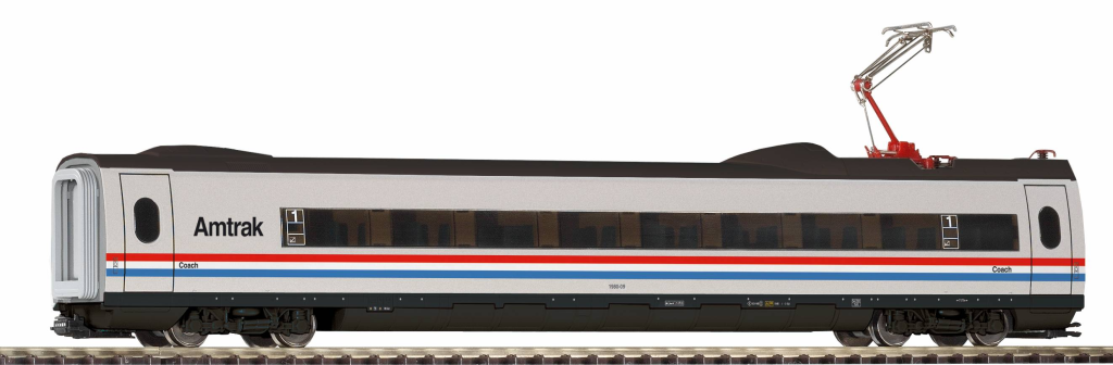 PIKO 57698 Personenwagen Amtrak ICE 3 1. Kl. mit Pantograph Spur H0