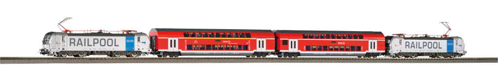PIKO 58215 Wechselstrom Zug Set Franken-Thüringen-Express VI   Spur H0