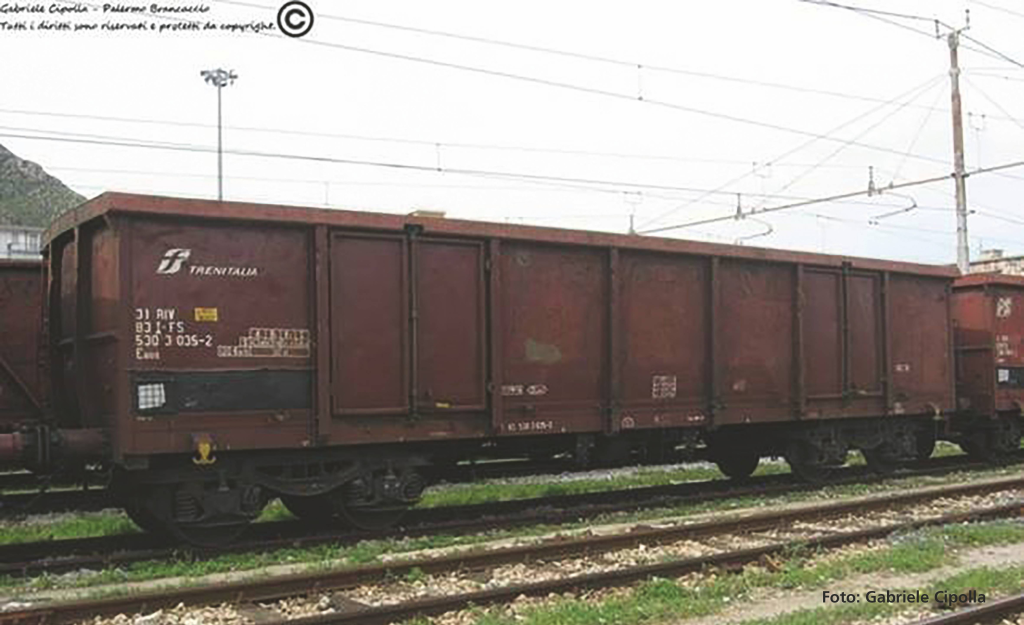 PIKO 58238 2er Set Offener Güterwagen Eas FS V mit Sandbeladung  Spur H0