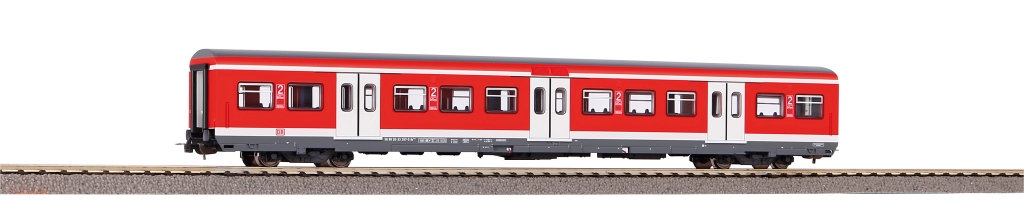 PIKO 58504 S-Bahn x-wagen 2. Kl. DB AG verkehrsrot V Spur H0