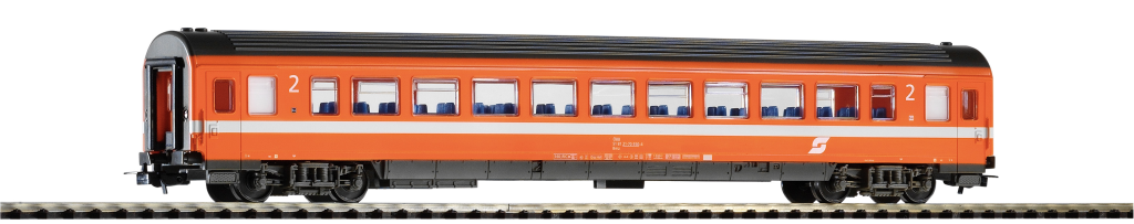 PIKO 58660 Schnellzugwagen Eurofima orange 2. Kl.,ÖBB, Ep. IV Spur H0