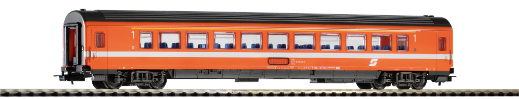 PIKO 58661 Schnellzugwagen Eurofima orange 1. Kl.,ÖBB, Ep. IV Spur H0