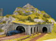 NOCH 34938 Tunnel-Portal 2-gleisig, 16 x 9 cm N