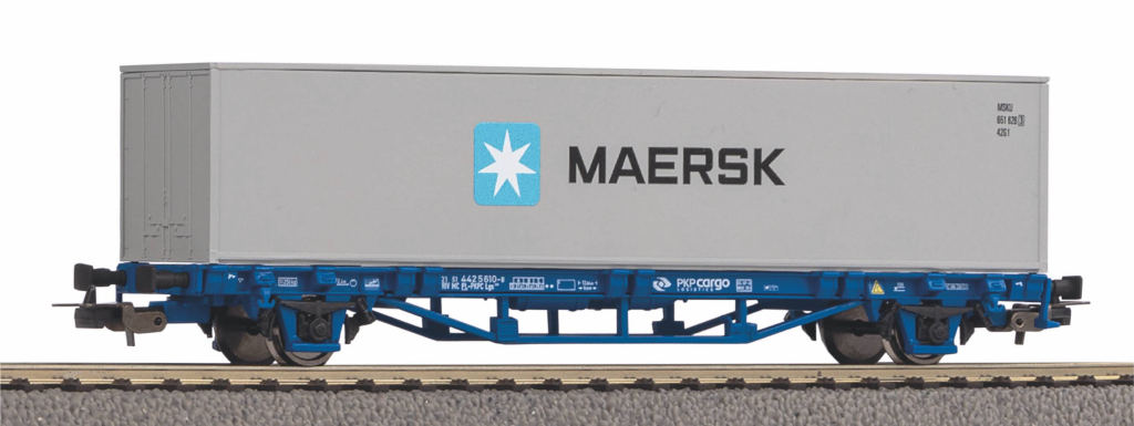 PIKO 97162 Containerwagen 1x40 Container Maersk PKP Cargo VI Spur H0