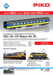 PIKO 97630 Personenwagen ICR 1. Kl. NS IV Spur H0