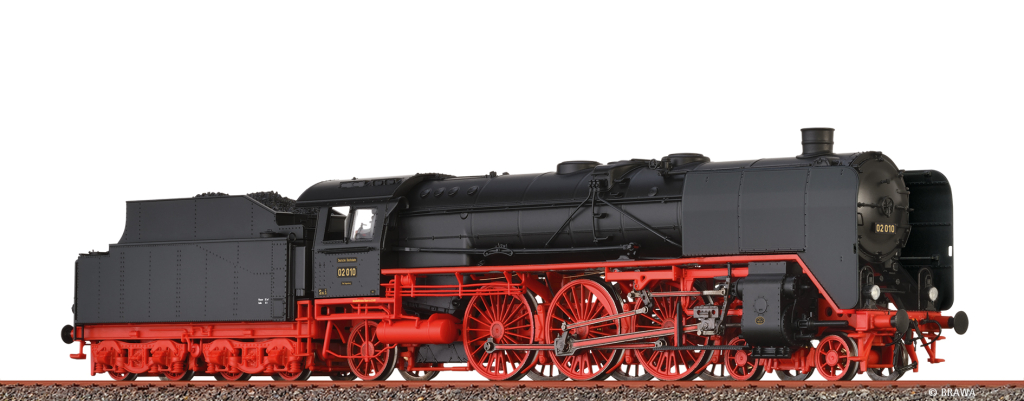 BRAWA 40967 Dampflokomotive 02 DRG, Epoche II, AC Digital EXTRA Spur H0