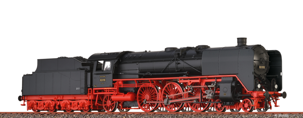 BRAWA 40967 Dampflokomotive 02 DRG Epoche II AC Digital EXTRA Spur H0