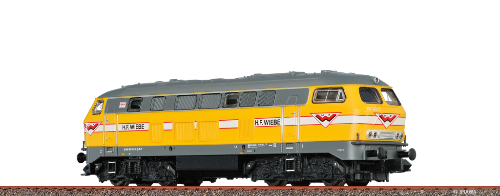 BRAWA 41188 Diesellokomotive 216 Wiebe, Epoche IV, DC Digital EXTRA Spur H0
