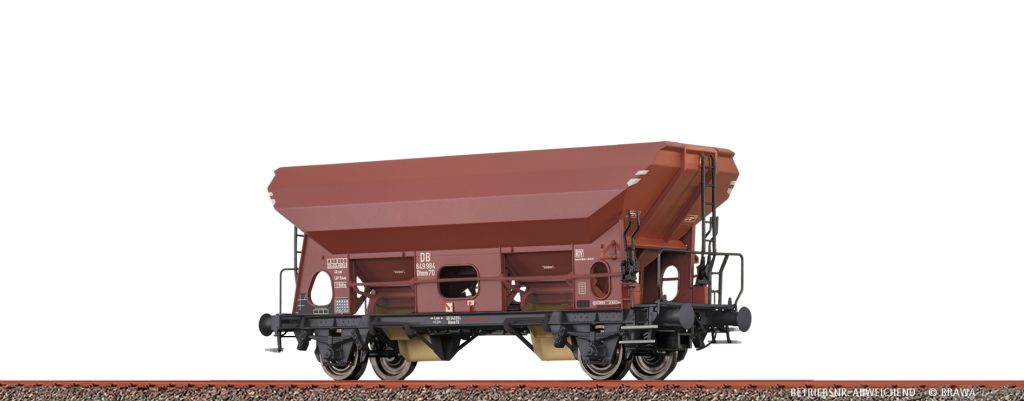 BRAWA 49549 Offener Güterwagen Otmm 70 DB Epoche III Spur H0
