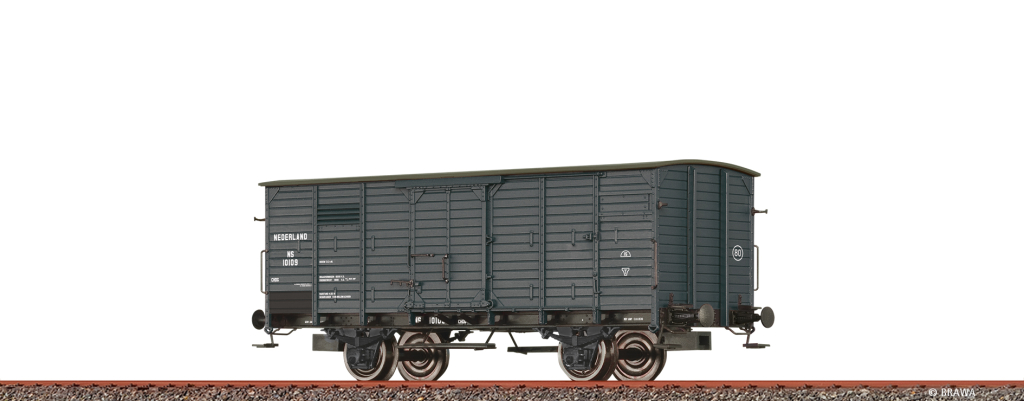 BRAWA 49889 Gedeckter Güterwagen CHDG NS, Epoche II Spur H0