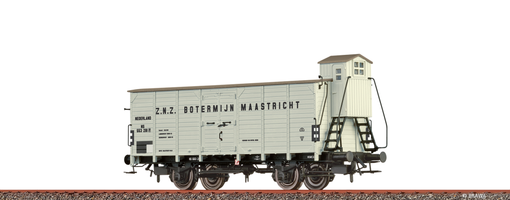 BRAWA 49890 Gedeckter Güterwagen G 10 NS Epoche II Spur H0