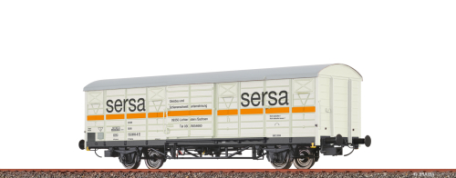 BRAWA 49924 Gedeckter Güterwagen Gbs Sersa Epoche V Spur H0