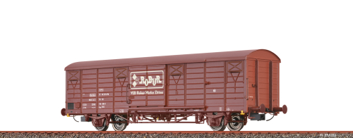 BRAWA 49932 Gedeckter Güterwagen Gbs 1500 DR Epoche IV Robur Spur H0