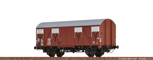 BRAWA 50150 Gedeckter Güterwagen Gmms 44 EUROP DB Epoche III Spur H0