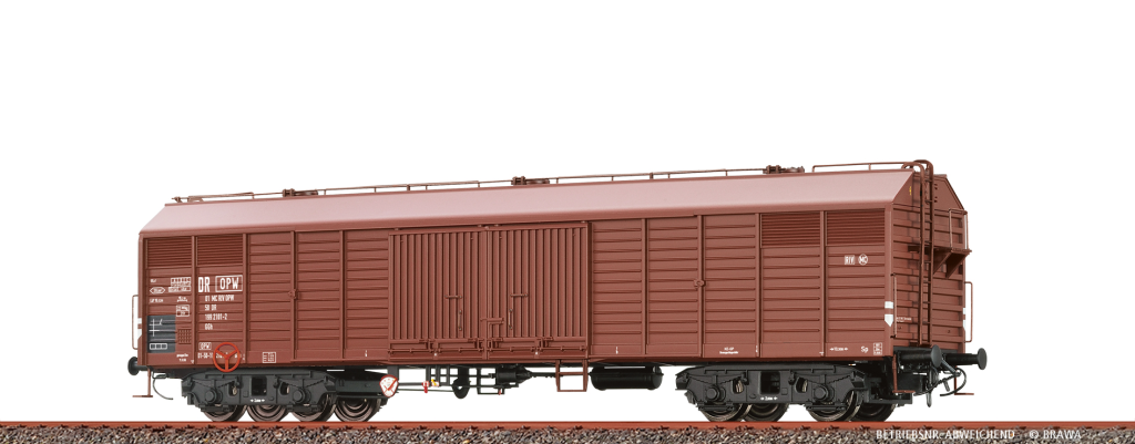 BRAWA 50407 Gedeckter Güterwagen GGh DR Epoche IV Spur H0