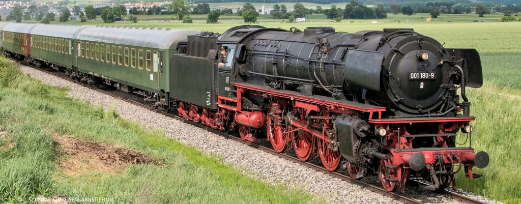 BRAWA 70071 Dampflokomotive 001 DB, Museumslok BEM Bayrisches Eisenbahnmuseum eV, Epoche VI, AC Digital EXTRA Spur H0
