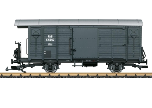 LGB L43814 RhB gedeckter Güterwagen Spur G