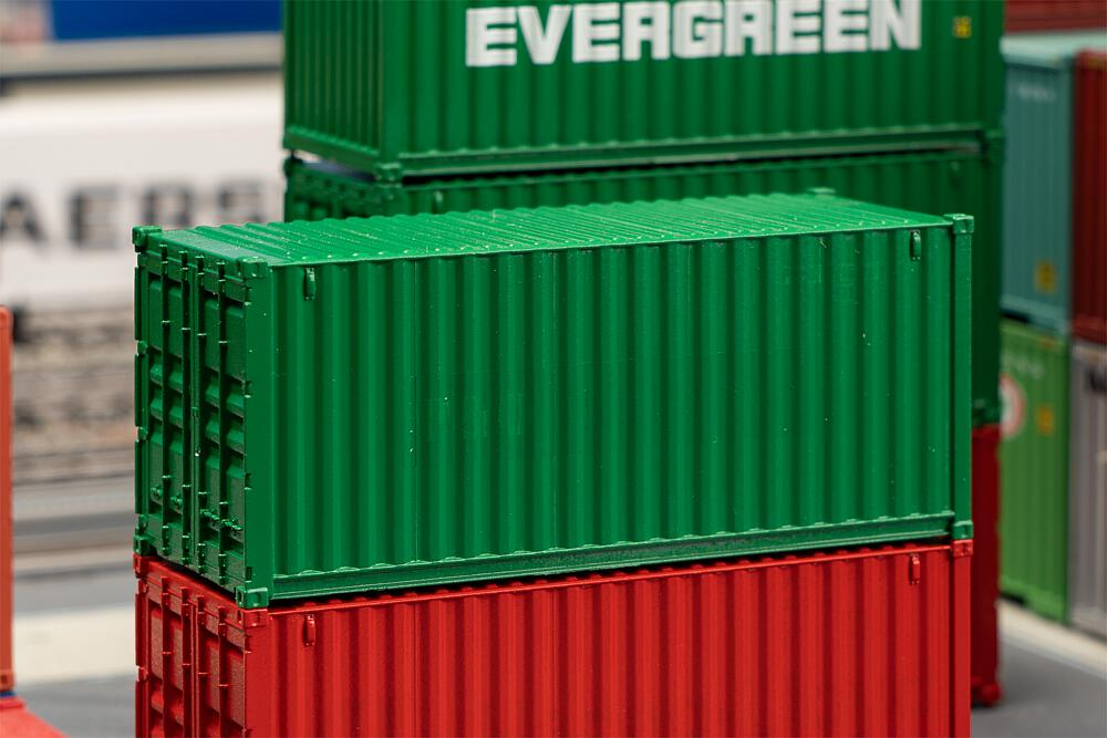 FALLER 182002 20 Container, grün Spur H0