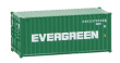 FALLER 182004 20 Container EVERGREEN Spur H0