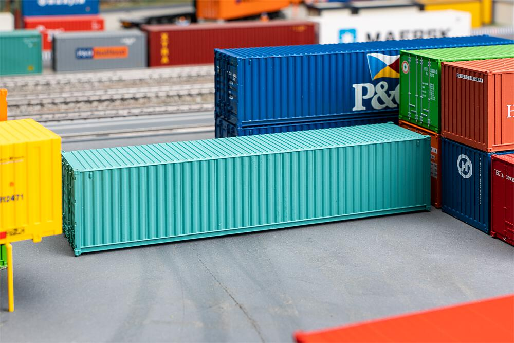 FALLER 182103 40 Container, grün Spur H0