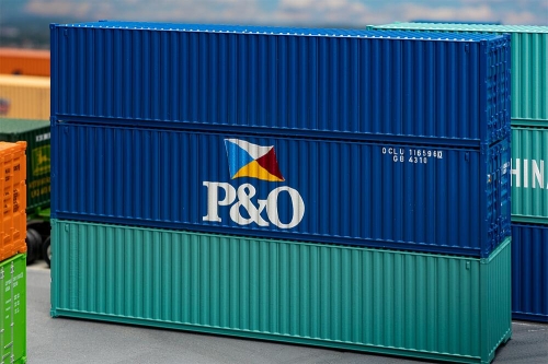 FALLER 182104 40 Container P&O Spur H0