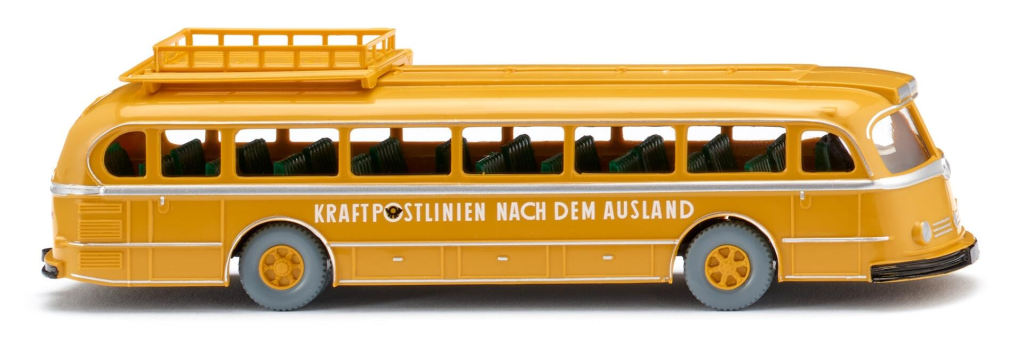 Wiking 070002 Autobus Pullman MB O 6600 H Kraftpost Spur H0