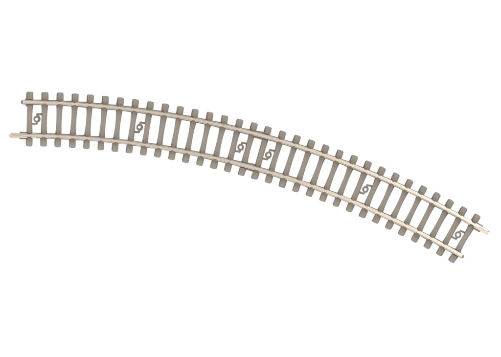 Trix T14510 Gebogenes Gleis mit Betonschwellen R2a 261,8mm 30° Spur N