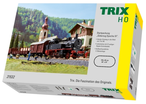 Trix T21531 Digital Startpackung Güterzug Epoche III Spur H0