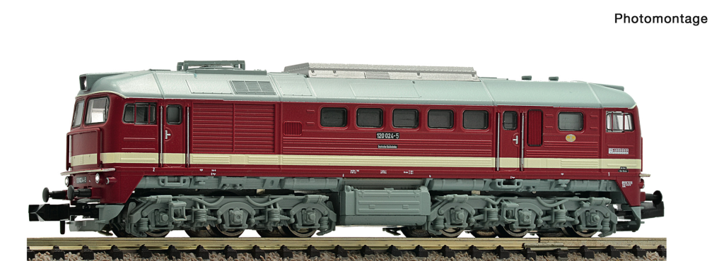 Fleischmann 7370009 Diesellokomotive 120 024-5 DR Spur N